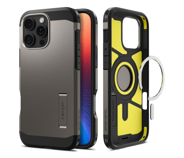 Spigen Tough Armor Mag Magsafe do iPhone 16 Pro Gunmetal - 1279660 - zdjęcie 2